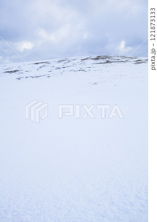 冬の鳥取砂丘の雪景色 鳥取県 鳥取砂丘 冬の鳥取砂丘の雪景色 鳥取県 鳥取砂丘 121873133