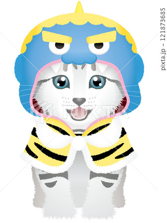 青鬼さんだニャ 121873685