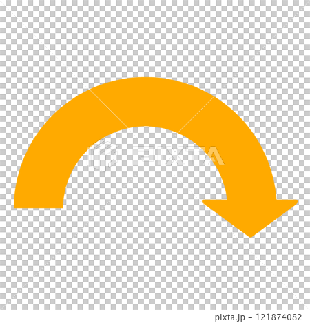 半圓曲線箭頭圖解 半圓曲線箭頭圖解 121874082