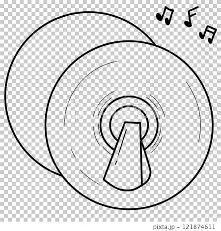 Outline of Cymbals 121874611