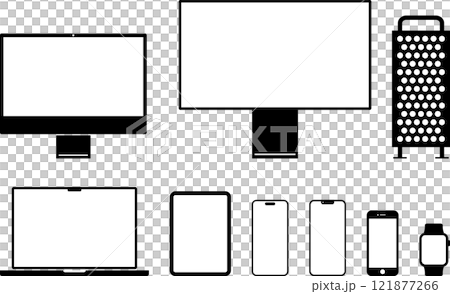 Mac デバイスのアイコンセット Mac デバイスのアイコンセット 121877266