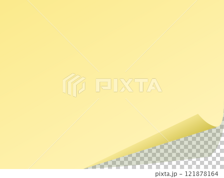 黃邊便籤框翻轉 4:3 121878164