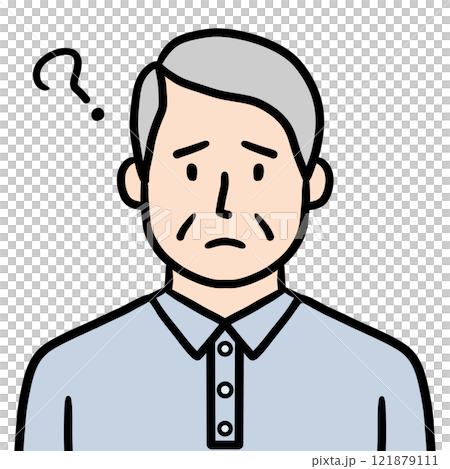 Senior man (troubled, mark 3) 121879111