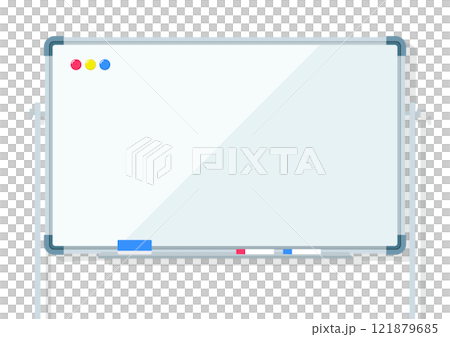 Whiteboard illustration background material 121879685