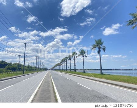 空と一本道 空と一本道 121879750