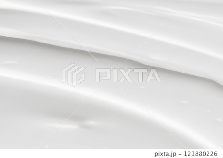 White lotion beauty skincare cream texture cosmetic product background 121880226