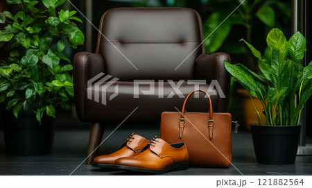 Stylish Office Setup 121882564