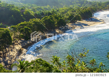 Castelhanos Beach seen from above Castelhanos Beach seen from above 121883923