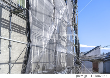 戸建て家屋の外壁修繕工事 戸建て家屋の外壁修繕工事 121887047