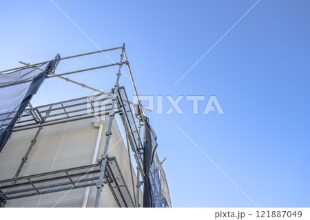 戸建て家屋の外壁修繕工事 121887049