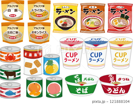 非常食のセット 非常食のセット 121888104