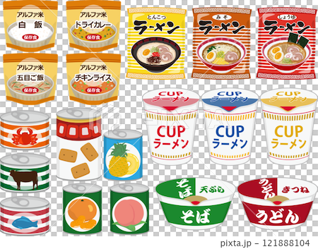 非常食のセット 非常食のセット 121888104