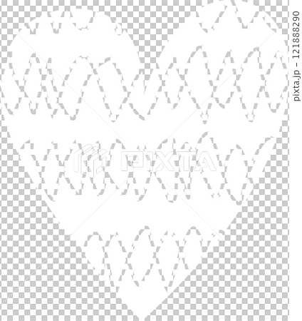 Hand drawn heart texture 121888290