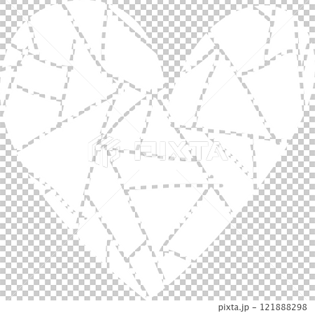 Hand drawn heart texture Hand drawn heart texture 121888298