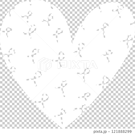 Hand drawn heart texture Hand drawn heart texture 121888299