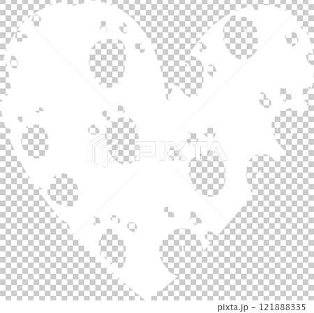 Hand drawn heart texture 121888335