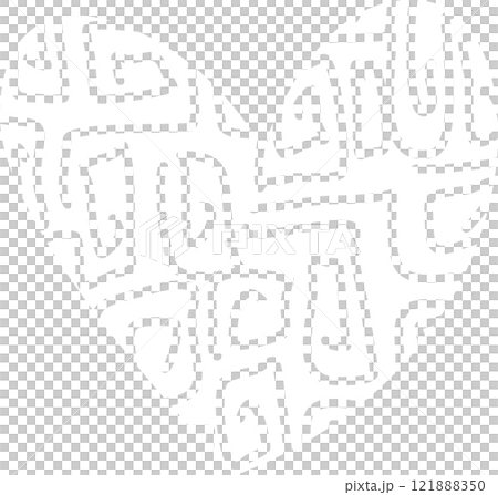 Hand drawn heart texture Hand drawn heart texture 121888350