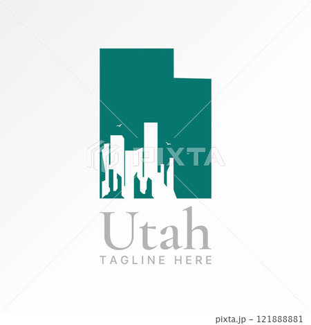 Logo design graphic concept creative premium vector stock image graphic maps Utah stone canyon arch arizona to ancient indian national desert landmark Logo design graphic concept creative premium vector stock image graphic maps Utah stone canyon arch arizona to ancient indian national desert landmark 121888881