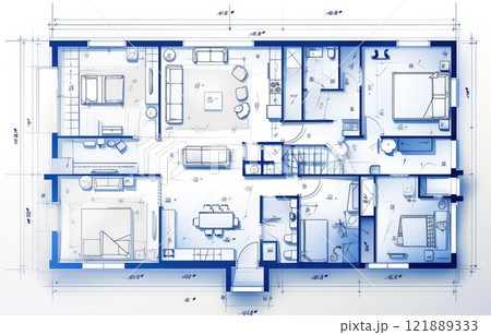 Interior design, home project and house architecture plan Interior design, home project and house architecture plan 121889333