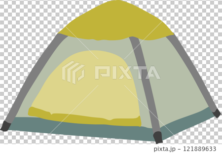 Tent graphic illustration 121889633