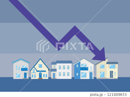 不動産価格の下落 不動産価格の下落 121889653