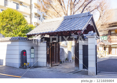 浄閑寺　山門 121889864