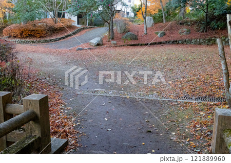 神戸市の有馬温泉の瑞宝寺公園の遅い紅葉 神戸市の有馬温泉の瑞宝寺公園の遅い紅葉 121889960