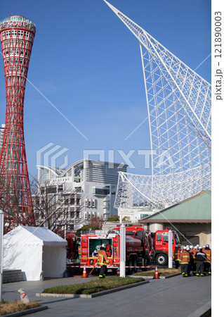 出初式の消防車 出初式の消防車 121890003