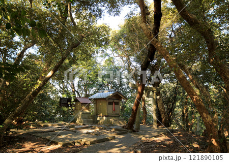 森の中の小さな祠 121890105