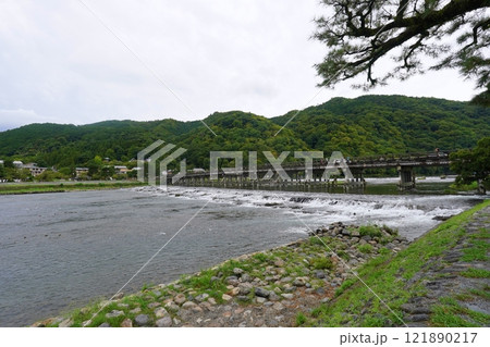 京都 桂川 渡月橋 京都 桂川 渡月橋 121890217