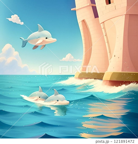 空飛ぶイルカ 空飛ぶイルカ 121891472