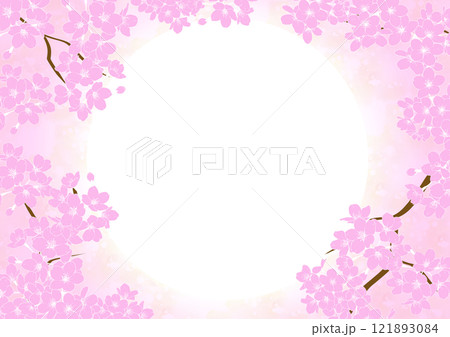 桜のフレーム 桜のフレーム 121893084