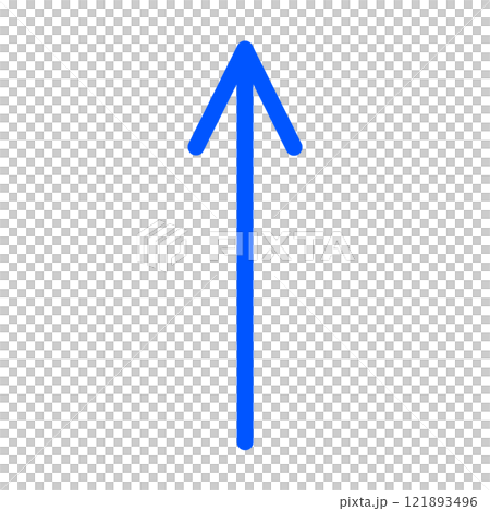 上向き・上方向の矢印のイラスト 上向き・上方向の矢印のイラスト 121893496