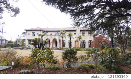 山手西洋館のベーリックホールの冬 山手西洋館のベーリックホールの冬 121893569