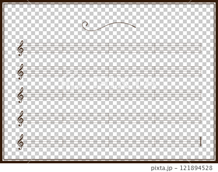 適合單手使用的經典樂譜筆記本 121894528