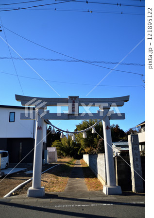 群馬県明和町川俣の栗嶋神社　気持ち良い参拝 121895122