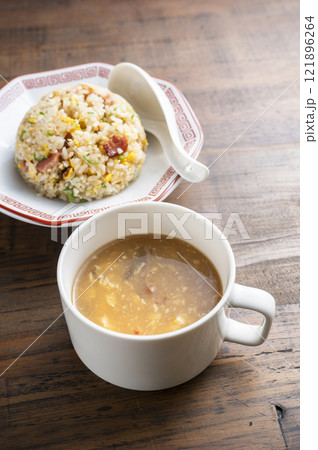 炒飯と酸辣湯 炒飯と酸辣湯 121896264