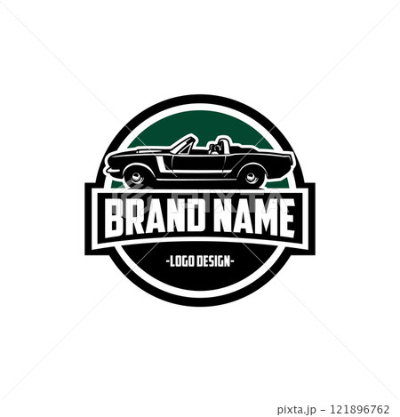 vintage car old 1965 ford mustang. silhouette isolated illustration vector design. best for logos, badges, symbols, icons, design stickers and t-shirts. available in eps 10 vintage car old 1965 ford mustang. silhouette isolated illustration vector design. best for logos, badges, symbols, icons, design stickers and t-shirts. available in eps 10 121896762