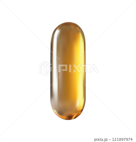 Realistic Golden Capsule or Softgel for Medical, Pharmaceutical, and Nutritional Supplement Branding. Vector illustration Realistic Golden Capsule or Softgel for Medical, Pharmaceutical, and Nutritional Supplement Branding. Vector illustration 121897974