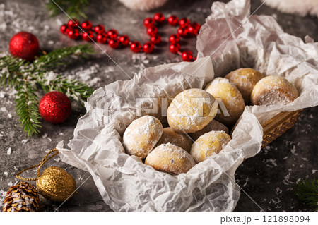 Christmas cookies with nuts and chocolate Christmas cookies with nuts and chocolate 121898094