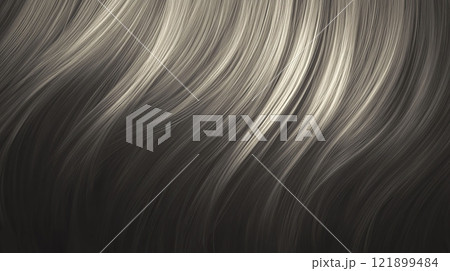 Hair texture background. Close up of natural hair. AI-generated item 121899484