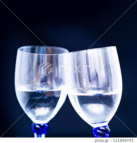 ワイングラス で 乾杯 【 お酒 を 楽しむ イメージ 】 121899741