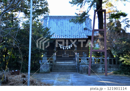 群馬県明和町川俣の栗嶋神社　気持ち良い参拝 121901114