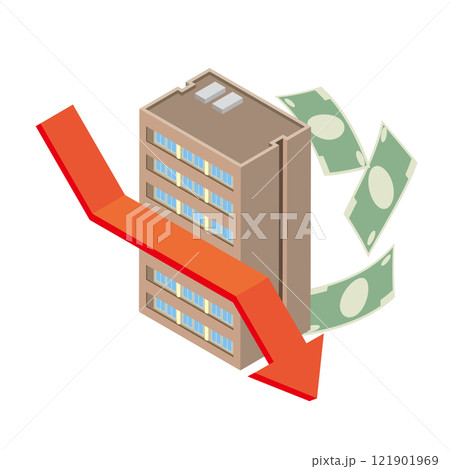 マンション価格の下落 121901969