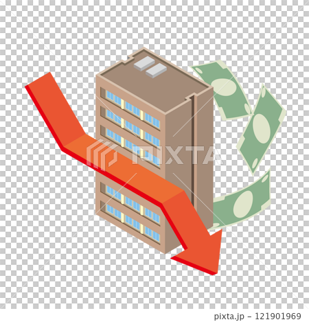 マンション価格の下落 121901969