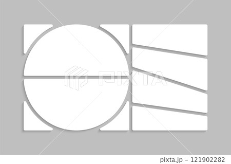 Template collage of six frames, images, photo Template collage of six frames, images, photo 121902282