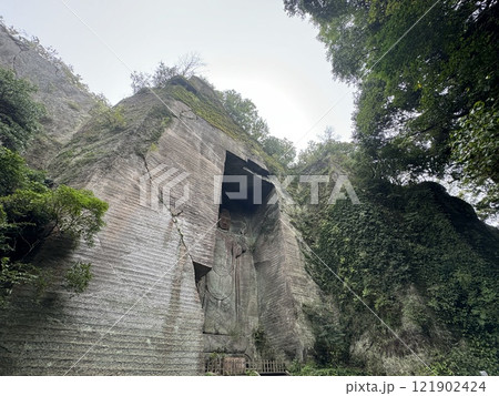 鋸山 大仏 壁の大仏 鋸山 大仏 壁の大仏 121902424