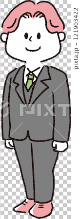 Men attending the entrance ceremony 121903422
