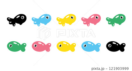 fish icon goldfish swimming doodle cartoon character vector logo candy glossy colorful tuna symbol clip art illustration design fish icon goldfish swimming doodle cartoon character vector logo candy glossy colorful tuna symbol clip art illustration design 121903999