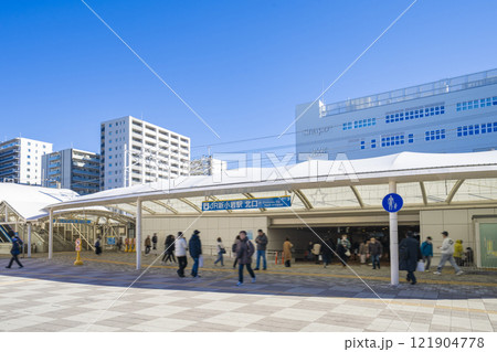 新小岩駅北口の風景 121904778